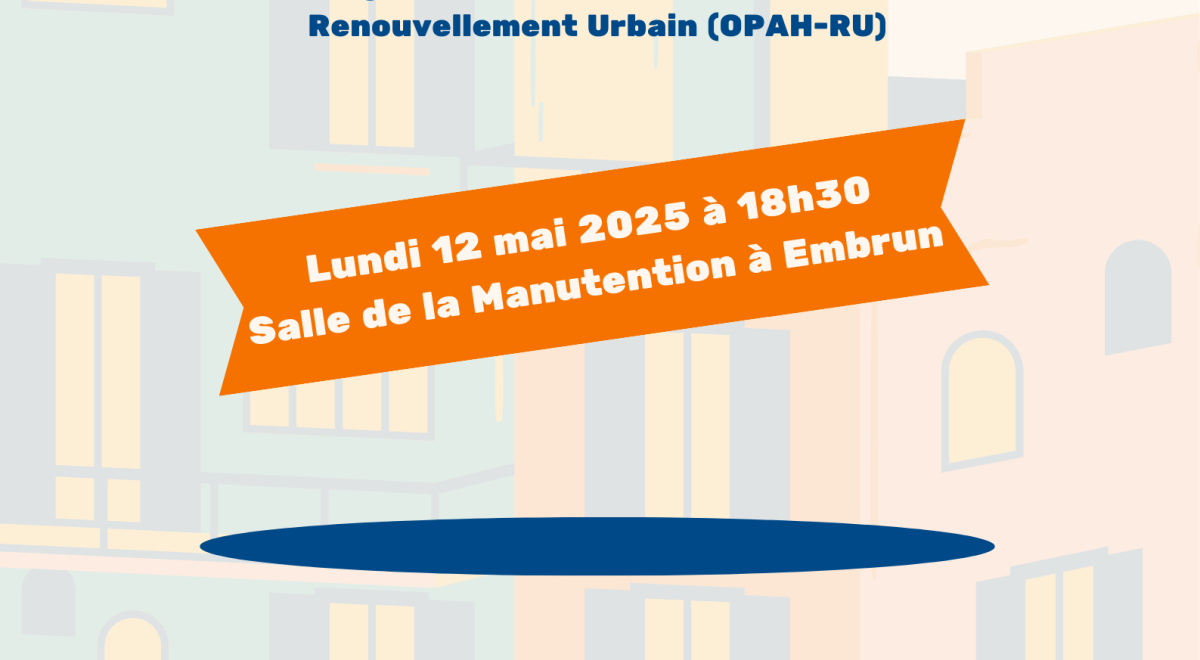 Affiche réunion OPAH