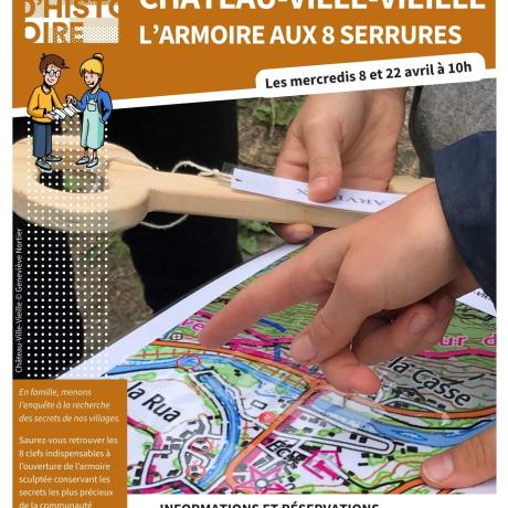 Enquête animée : L'armoire aux 8 serrures_Château-Ville-Vieille