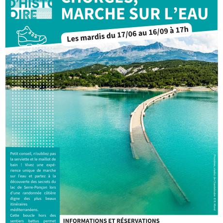 Rando curieuse : Marche sur l'eau_Chorges