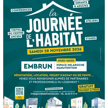 Affiche journée de l'habitat
