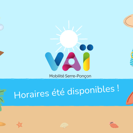 Visuel actu web horaires été Vaï Visuel actu web horaires été Vaï