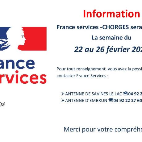 Fermeture France services