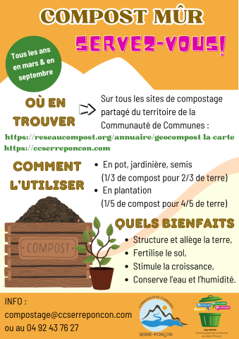 Compost mûr, servez-vous!
