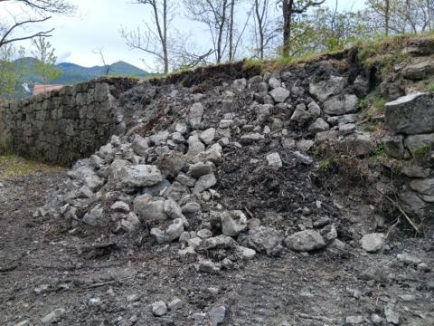 Secteur à restaurer dans le cadre de la phase 2 – travaux prévus en février 2026 