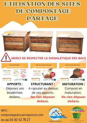 Guide d'utilisation des sites de compostage partagé